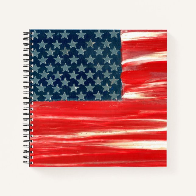 USA Flag Notebook (Front)