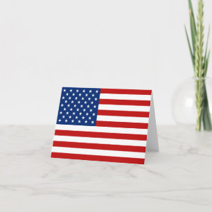 USA Flag Notecard