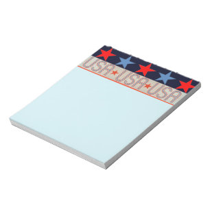 USA Flag Notepad