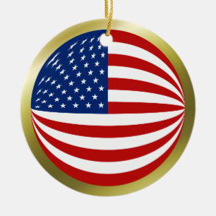 USA Flag Ornament