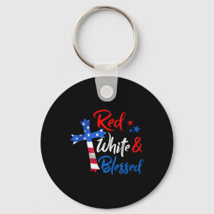 Usa Flag Patriotic 4th Of July America Day Of Inde Key Ring