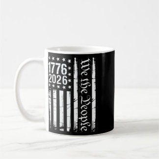 Usa Flag Patriotic History 1776 2026 250th Anniver Coffee Mug