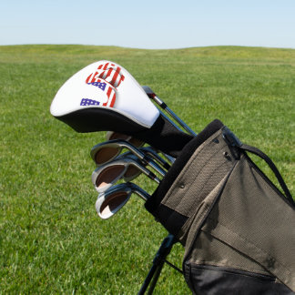 USA Flag – Patriotic USA Typography Golf Head Cover