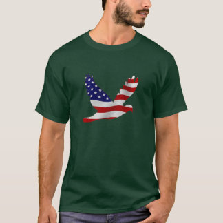 USA Flag Peace Dove T-Shirt