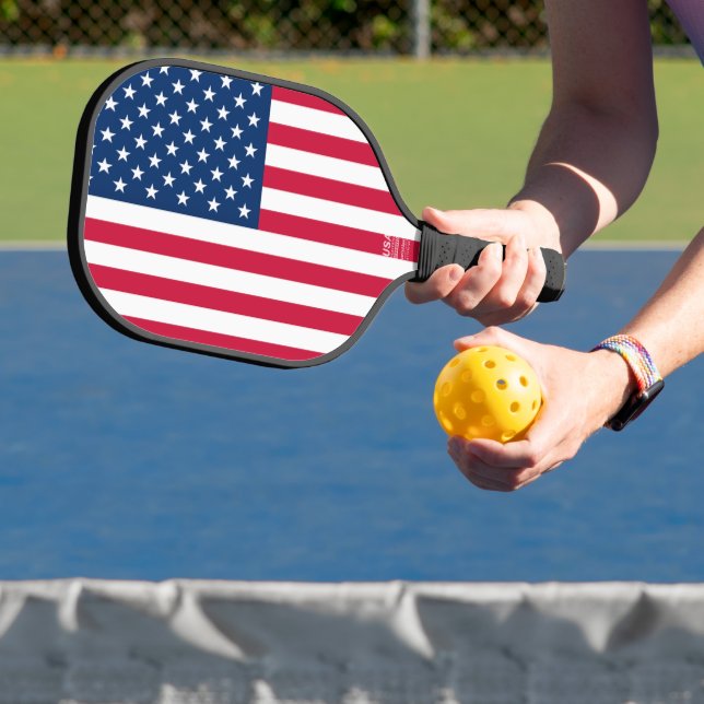 USA Flag Pickleball Paddle (Insitu)