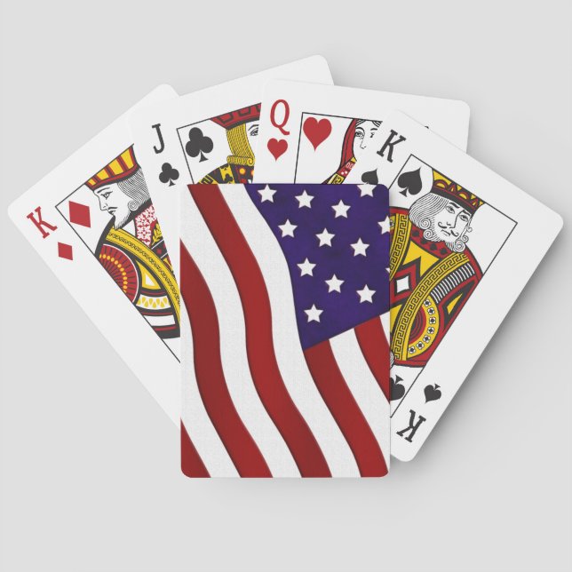 USA Flag Playing Cards (Back)