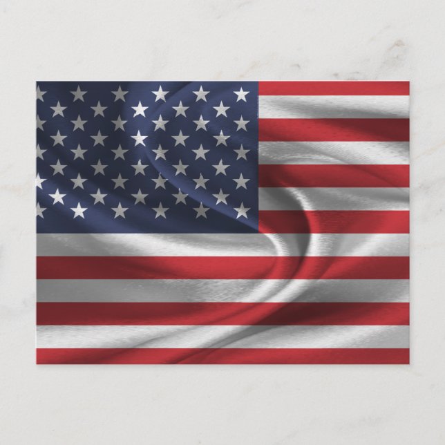 USA Flag Postcard (Front)