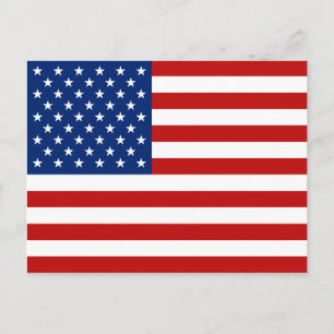 USA Flag Postcard