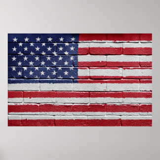 USA Flag Poster