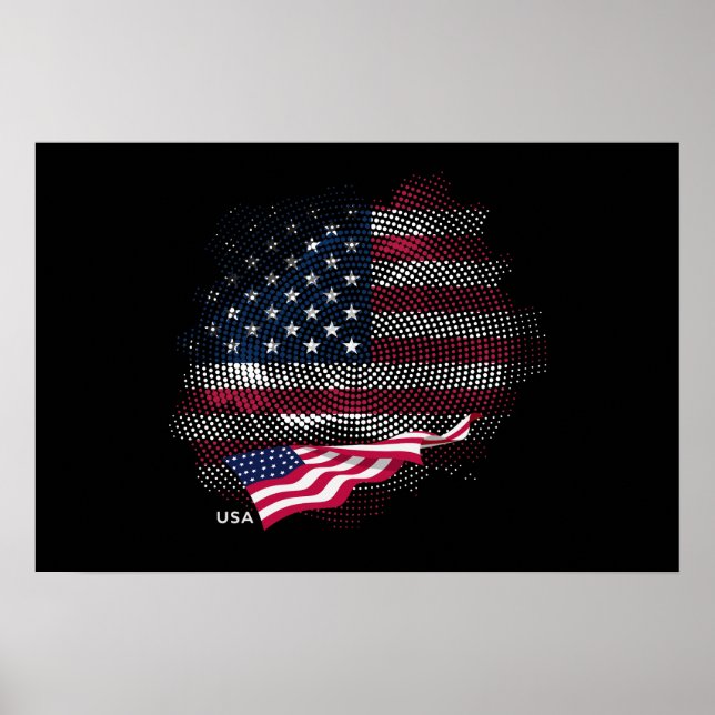 USA flag Poster (Front)