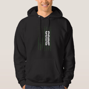 Usa Flag Programming Code 4th Of July Software Dev Hoodie