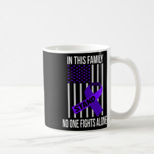 Usa Flag Purple Ribbon Products Opioid Overdose Aw Coffee Mug