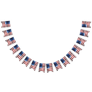 USA flag red blue sparkles glitters