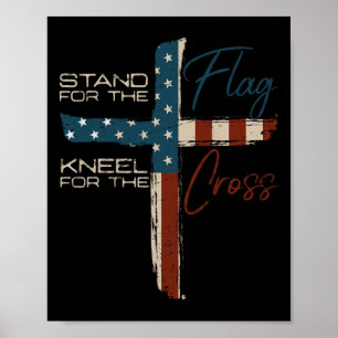 Usa Flag Religious Quote 4th Of July Christian Fai Poster