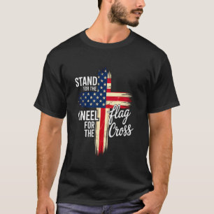 USA Flag Religious Quote 4th of July Christian Fai T-Shirt