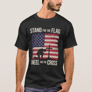 USA Flag Religious Quote 4th of July for Christian T-Shirt