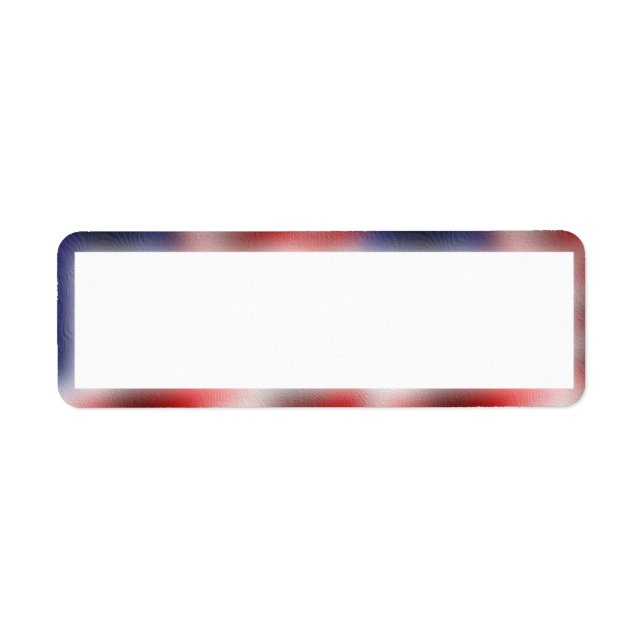 USA Flag Return Address Label (Front)