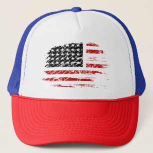 USA Flag Shirt,Patriotic American,Army Style Trucker Hat