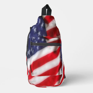 USA Flag Sling Bag