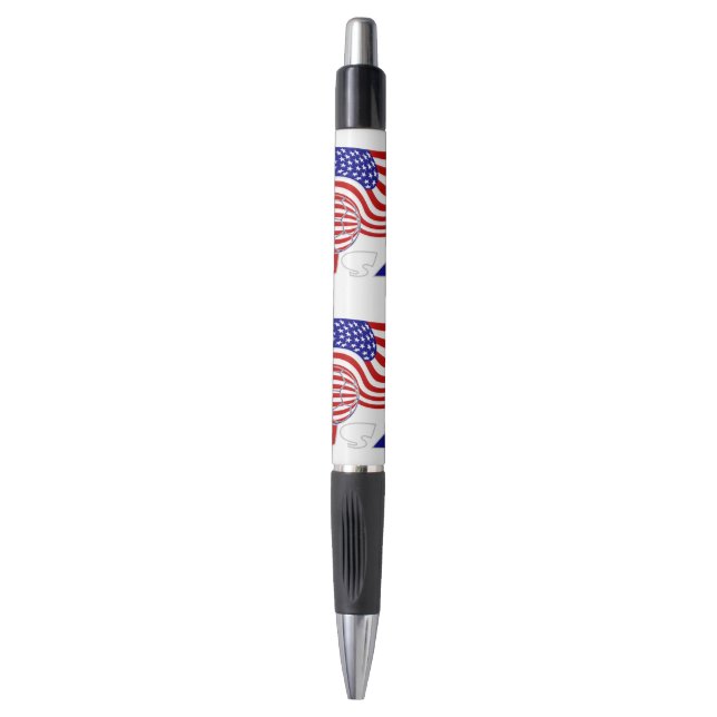 USA Flag Soccer Ball Tiled (Front Vertical)