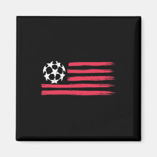 Usa Flag Soccer Byll Cool Futbol Equipment Men Wom Magnet