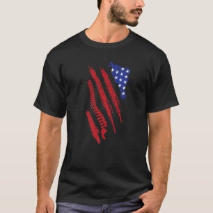 Usa Flag Spine Whisperer Chiro Squad American Chir T-Shirt
