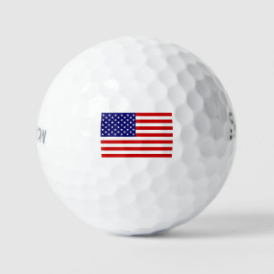 USA Flag ssf gbcnt Golf Balls