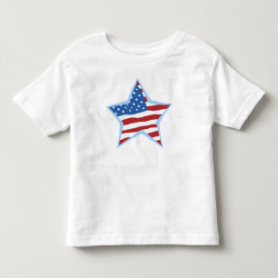 USA Flag Star Infants & Toddler T-shirts