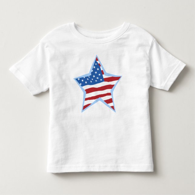 USA Flag Star  Infants & Toddler T-shirts (Front)