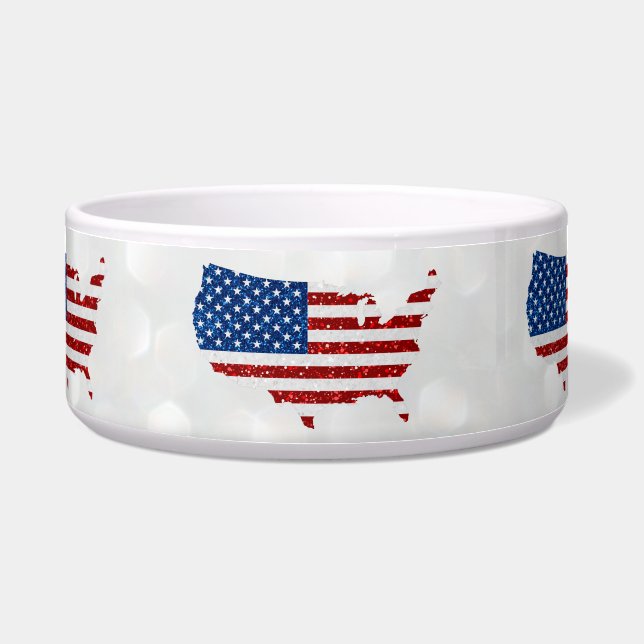 USA Flag Stars & Stripes July 4 Glitter (Front)