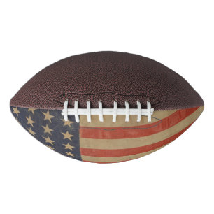 USA Flag Stars Stripes Patriotic Pattern Coach Football