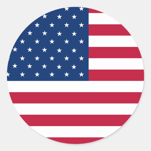 USA Flag Sticker (Front)