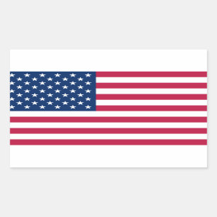 USA* Flag Sticker