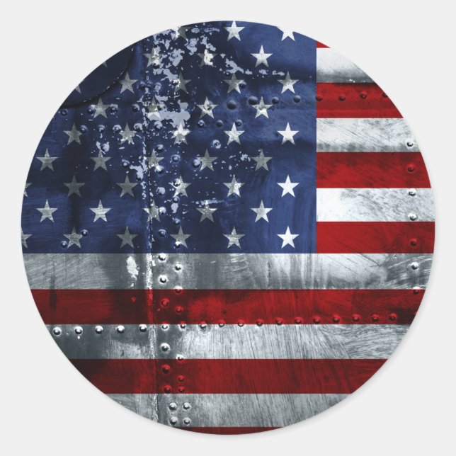 USA Flag Sticker (Front)
