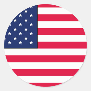 USA flag stickers