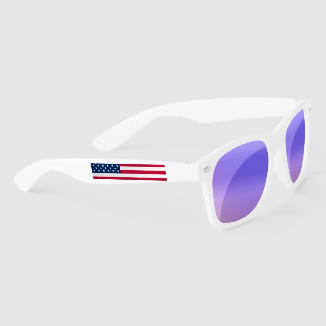 USA Flag Sunglasses American Patriotic (Right)