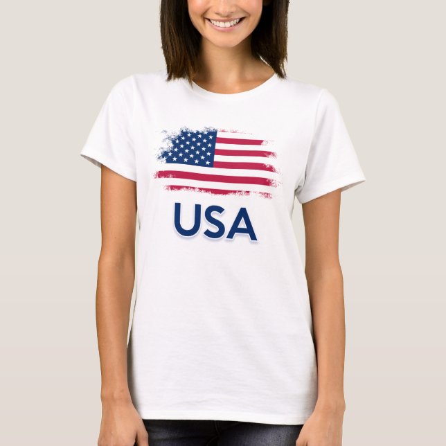 USA Flag T-Shirt (Front)
