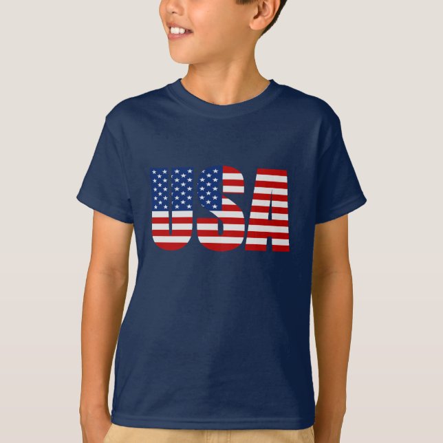 USA Flag T-shirt (Front)