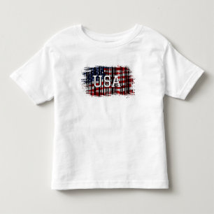 USA Flag T-Shirt Design 
