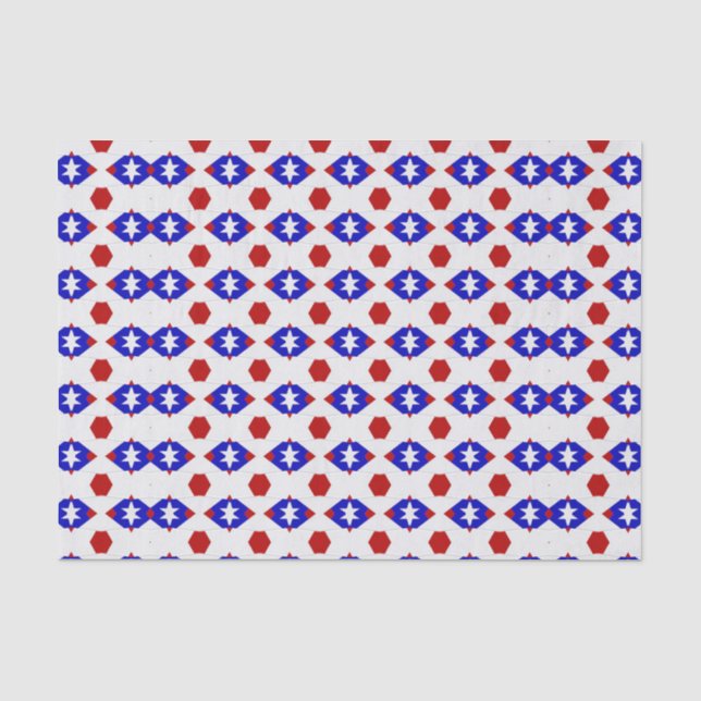 USA Flag-Teabag Folding S1-TISSUE WRAPPING PAPER (Front)