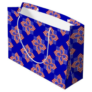USA Flag-Teabag Folding S9b-GIFT BAG L