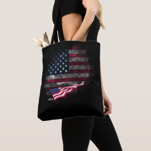 USA flag Tote Bag