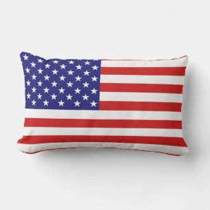 USA Flag tpcnt Lumbar Cushion