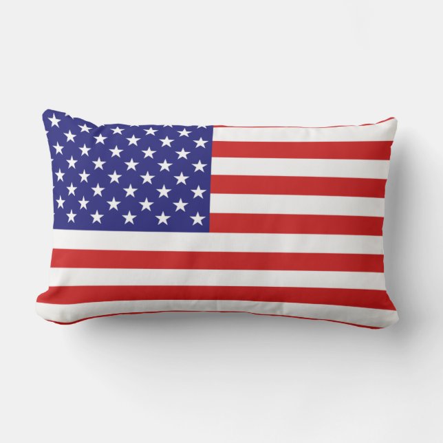 USA Flag tpcnt Lumbar Cushion (Front)