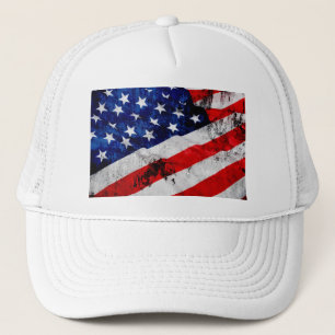 USA Flag Trucker Hat
