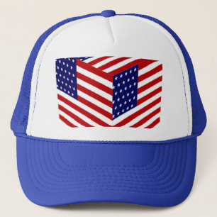 USA Flag_ Trucker Hat