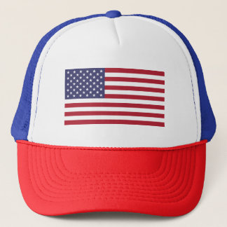 USA FLAG TRUCKER HAT