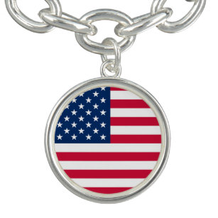 USA Flag - United States of America - Patriotic Bracelet
