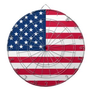 USA Flag - United States of America - Patriotic Dartboard