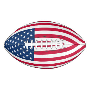 USA Flag - United States of America - Patriotic Football